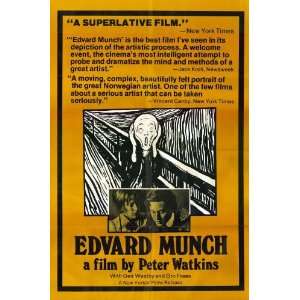 Edvard Munch Movie Poster (11 x 17 Inches   28cm x 44cm) (1974) Style 