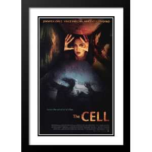 The Cell 20x26 Framed and Double Matted Movie Poster   Style C   2000