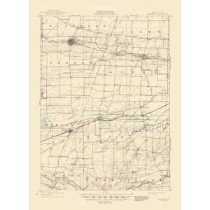  USGS TOPO MAP BERGEN QUADRANGLE NEW YORK (NY) 1899