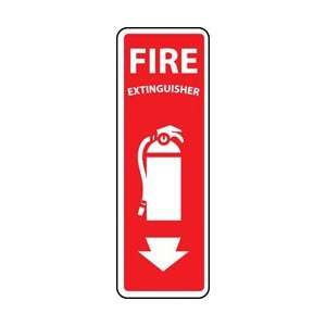 FX122R   Fire Extinguisher (Vertical), 12 X 4, .050 Rigid Plastic 
