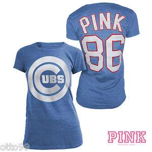 CHICAGO CUBS WOMENS VICTORIAS SECRET PINK GOOD CHASE 5th OCEAN 