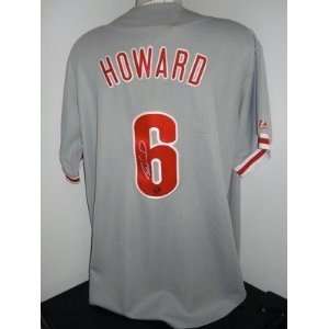 Ryan Howard Autographed Uniform   Gray Majestic   Autographed MLB 