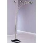 ACME 5 Lite Floor Lamp with Balanced Weighted Base in Nickel Finish