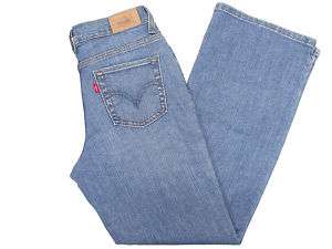 PERFECTLY SLIMMING Womens LEVIS 512 BOOT Blue Jeans 6 P  