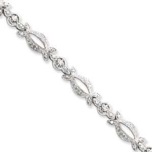  Sterling Silver Cz Bracelet Jewelry