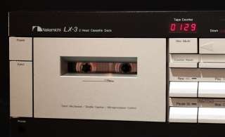 Nakamichi LX 3 Audiophile Hi Fidelity Cassette Tape Deck Player LX3 