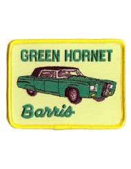 Barris Custom Car Patch   Vintage Green Hornet Vehicle
