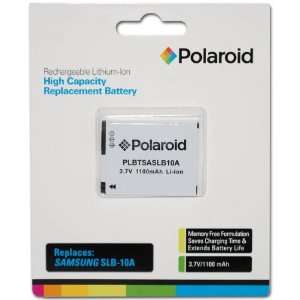  Polaroid High Capacity Samsung SLB 10A Rechargeable 