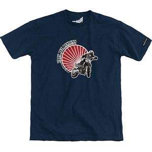 Troy Lee Designs Ward T Shirt   Small/Navy Automotive