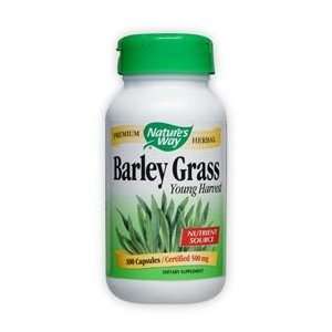 Barley Grass 100 Capsules   Natures Way Health 
