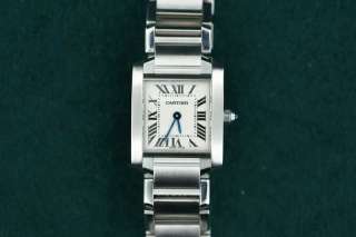   Cartier Stainless Steel Tank Francaise Small Model W51008Q3  