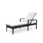  Outdoor Brown Wicker 3 piece Adjustable Chaise Lounge 