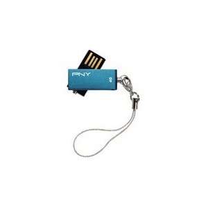  PNY Micro Swivel Attache Flash Drive   4 GB Electronics