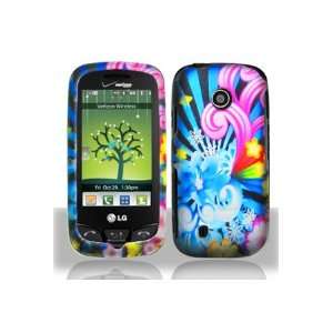  LG VN270 Cosmos Touch Graphic Rubberized Shield Hard Case 