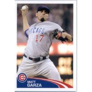  2012 Topps Baseball MLB Sticker #203 Matt Garza Chicago 