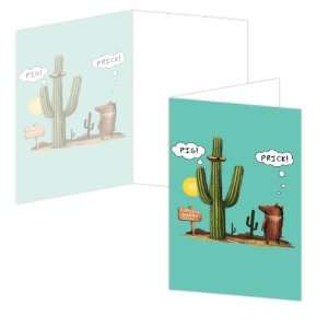 ECOeverywhere Pig and Prick Boxed Card Set, 12 Cards and 