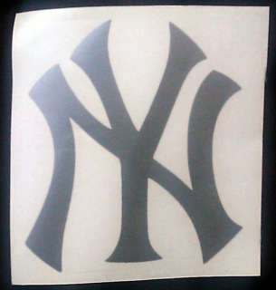 New York Yankees Letter Logo Vinyl Decal color options  