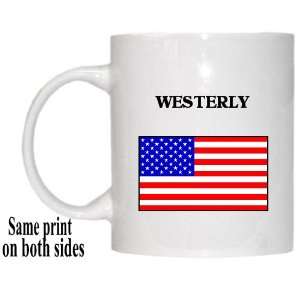 US Flag   Westerly, Rhode Island (RI) Mug 