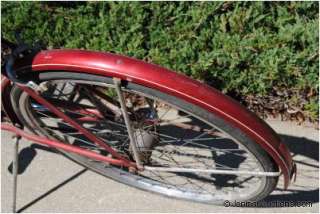 Vintage Schwinn Racer 3 Speed Girls Bicycle Bike  