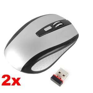  Neewer 2x 2.4G Wireless USB Optical Mouse PC Laptop w 
