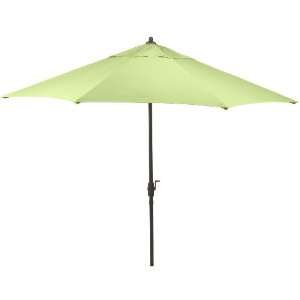  9 Sunbrella Auto Tilt Patio Market Umbrella   Olive Green 