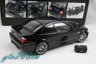 Kyosho 118 scale BMW E46 M3 CSL(Black)  with CSL luggage  