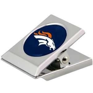  Denver Broncos Silver Heavy Duty Magnetic Chip Clip 