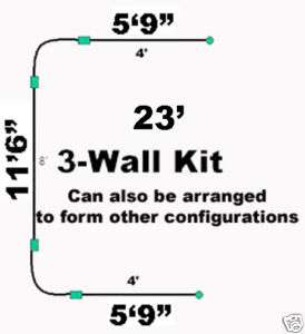 23 3 Wall Aluminum Track Ceiling System for Backdrops  