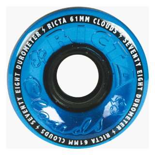 Ricta Clouds Trans Blue 61mm 78a (4 Wheel Pack) Sports 