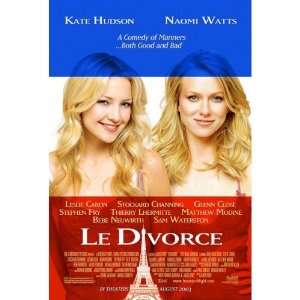  LE DIVORCE Movie Poster   Flyer   14 x 20 