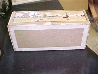 VINTAGE 1912 DANIEL GREEN COMFY FELT SHOE BOX L@@K  
