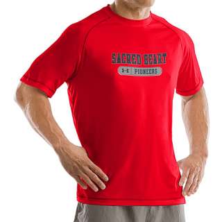 Under Armour Sacred Heart Pioneers Mens Catalyst T Shirt    