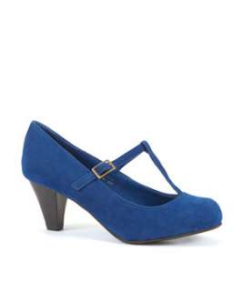 Blue (Blue) Teens Blue T Bar Court Shoes  239590740  New Look