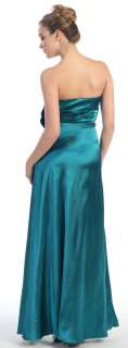 Classy Strapless Bridesmaid Dress New Prom Party Gowns  