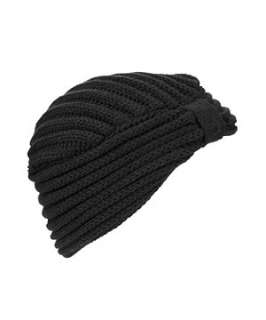 Black (Black) Flirt Knitted Turban  243362101  New Look