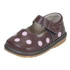 shoes 13235 brown polka dot girls toddler shoe size 5