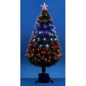  Premier 1.2m Fibre Optic Christmas Tree with 4 Colour LED 