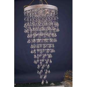   with logo etched Crystal Chandelier # EL2006D28H60ss Size w28 x H 60
