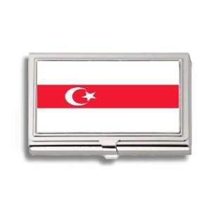  Tatars Tartars Belarus Flag Business Card Holder Metal 