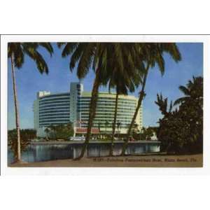  Reprint Fabulous Fontainebleau Hotel, Miami Beach, Florida 