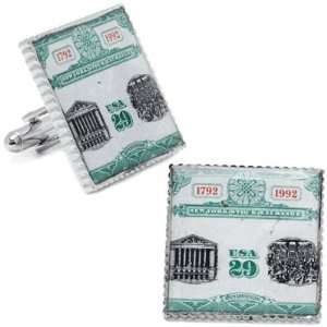  Stock Exchange Stamp Cufflinks 
