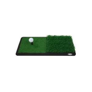    Dual Level Grass Hitting Golf Practice Mat