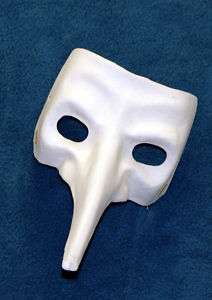 Unpainted Paper Mache Blank Mask 7 Naso 51438  