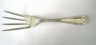TIFFANY AND CO. STERLING LARGE SILVER FORK Pat 1895 T.  