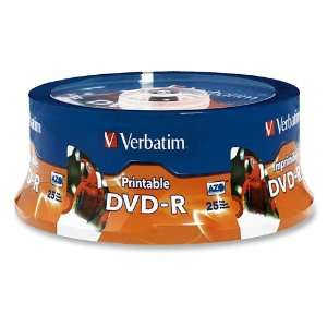  Verbatim 16x DVD R Media   White   VER96191 Electronics