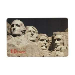   Phone Card 10u Mount Rushmore (Admin #13506) German Reverse