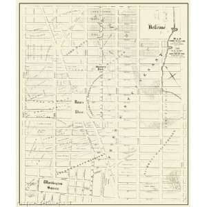  NEW YORK CITY OLD FARMS (NY) LANDOWNER MAP BY R.D. COOKE 