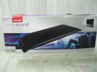 Maxell SSB 1 Maxsound Soundbar Tabletop Speaker w/Built in Subwoofer 