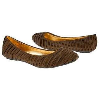 Womens Nomad Satin Brown Shoes 