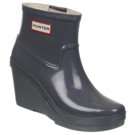 Womens Hunter Boot Aston Gloss Black Shoes 